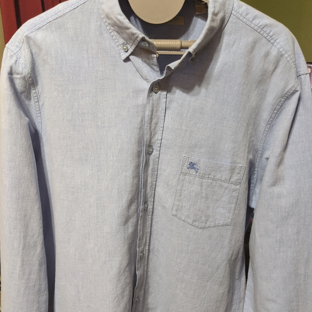 BURBERRY BRIT Linen-Blend Shirt